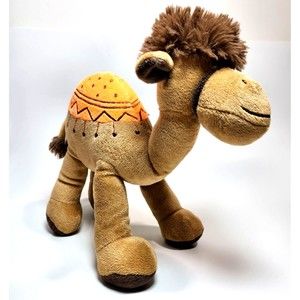 Camel Plush Toy National Entertainment 9.5 X 10 in Stuffed Animal Saddle Blanket